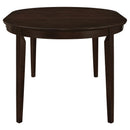 Gabriel 5-piece Extension Leaf Dining Table Set Cappuccino