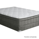 AFTON White/Gray 12" Euro Box Pocket Coil, Cal.King, E king, Full, & Queen