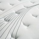 AFTON White/Gray 12" Euro Box Pocket Coil, Cal.King, E king, Full, & Queen