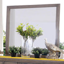Berenice Mirror Espresso, Beige, & Brown