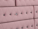 Zohar Queen & Twin Bed Black, Grey, & Pink