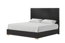 Goldsberg E.King & Queen Bed Grey & Pink