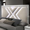 Emmeline 4 & 5 Piece Queen Bedroom Set Gray & White
