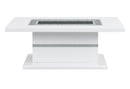 MONACO WHITE COFFEE TABLE