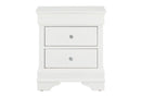POMPEI METALLIC GREY NIGHTSTAND