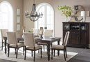 Begonia Dining Table in Gray 1718GY-90