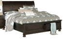 Begonia Queen Platform Bed in Gray 1718GY-1*
