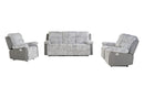 U6028 Reclining Sofa-Console Reclining Loveseat with Glider Recliner