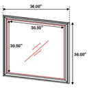 Sandy Beach 4 & 5 Piece Pc Bedroom Set Cal.King & E.King