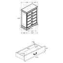 Louis Philippe 4 & 5 Piece Panel Bedroom Set with High Headboard E.king & Full