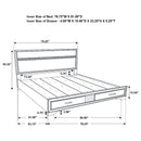 Miranda Panel Platform Storage Bed