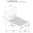 Wheatland Panel Platform Storage Bed