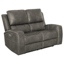Brickston Triple Power Reclining Loveseat
