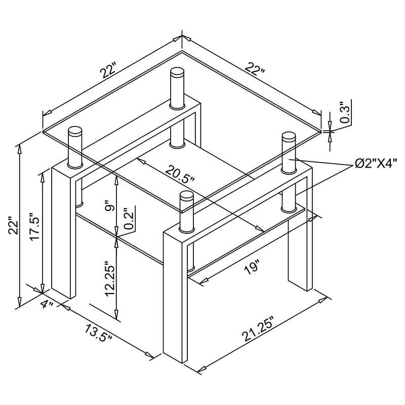 Dyer End & Side Table