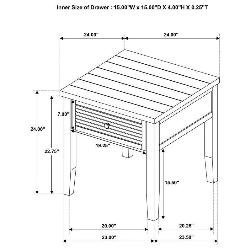 Concord End & Side Table