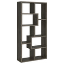 Theo 10-shelf Bookcase Weathered Grey