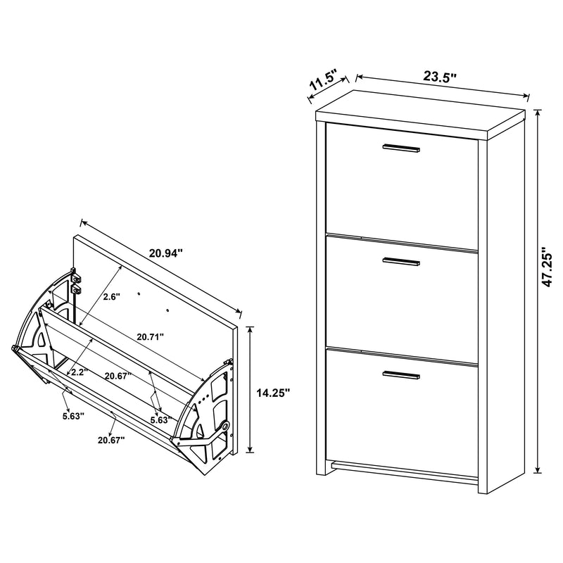 Vivian Shoe Cabinet