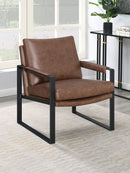 Rosalind Upholstered Track Arms Accent Chair