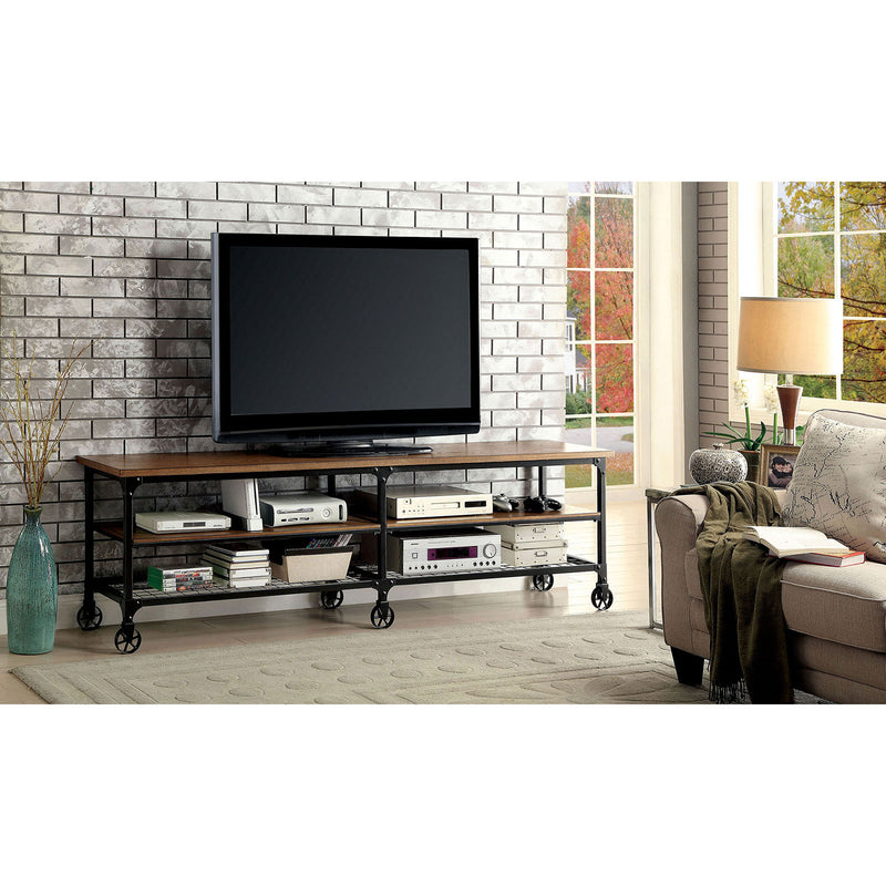 VENTURA II Medium Oak 72" TV Stand