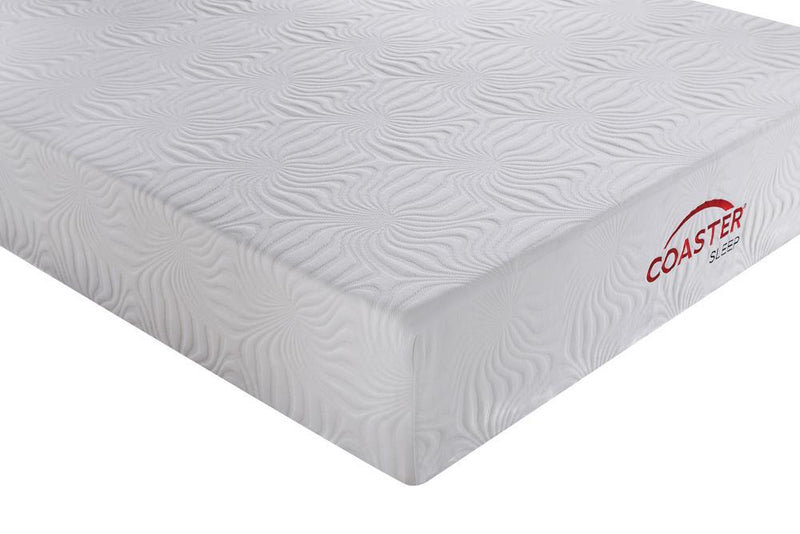 Ian California King Memory Foam Mattress White