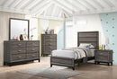 Watson Full & Twin Panel Bed Grey Oak