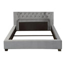 Cayla Bed Silver & Grey