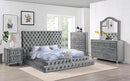 STEFANIA E.King & Queen Bed, Black & Gray
