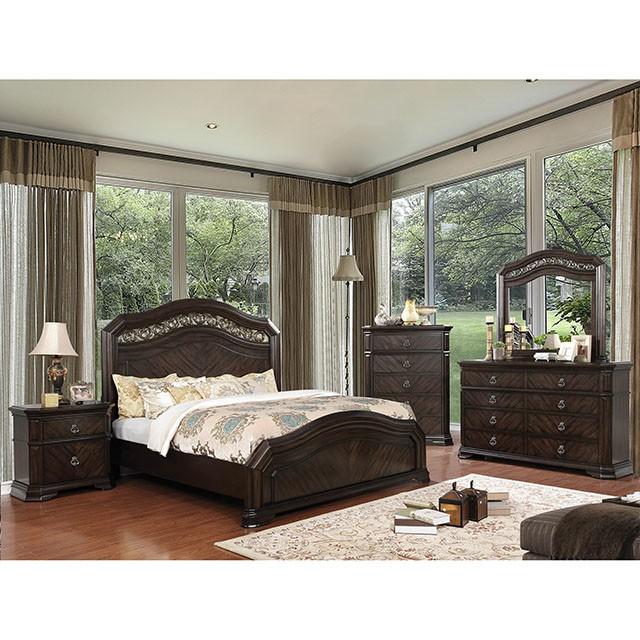 Calliope Espresso Queen Bed