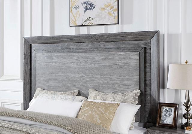 RAIDEN E.King Bed, Gray