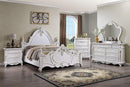 Francione Bed Chrome & Cherry