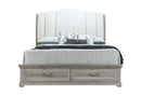 ROWAN NATURAL KING BED WITH STORAGE