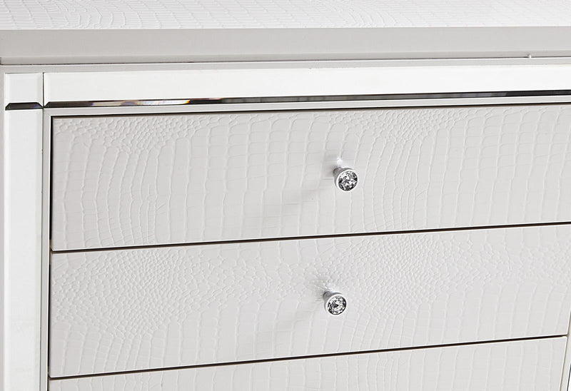 Homelegance Alonza 9 Drawer Dresser in White 1845-5