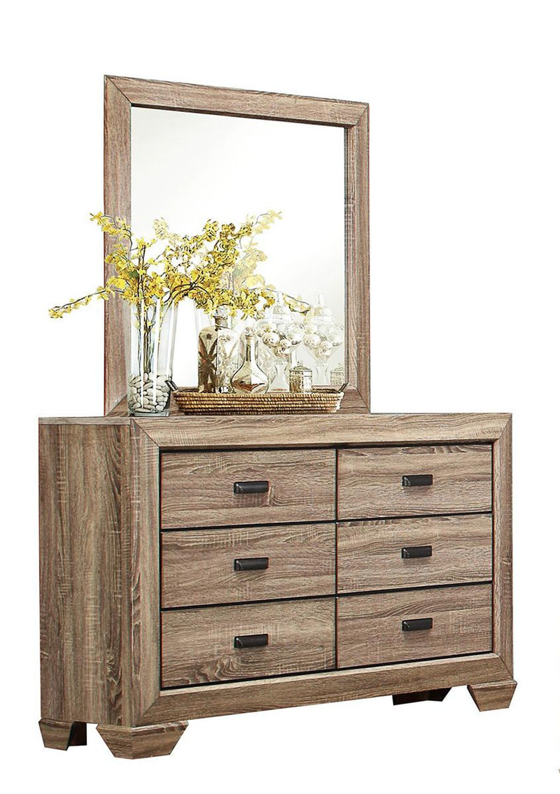 Homelegance Beechnut 6 Drawer Dresser in Natural 1904-5