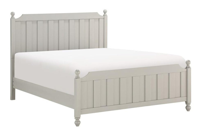 Homelegance Wellsummer Full Panel Bed in Gray 1803GYF-1*