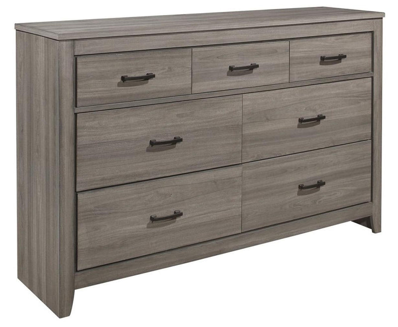 Homelegance Waldorf 7 Drawer Dresser in Dark Gray 1902-5