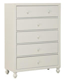 Wellsummer 5 Drawer Chest in White 1803W-9