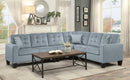 Lantana 2-Piece Reversible Sectional in Gray 9957GY*SC