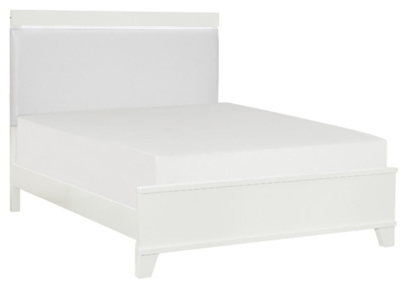 Kerren King Platform Bed in White 1678WK-1EK*