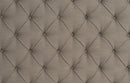 Vermillion King Upholstered Panel Bed in Gray 5442K-1EK*