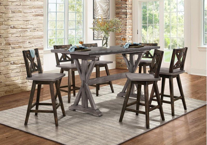 Amsonia Counter Height Dining Table in Gray 5602-36