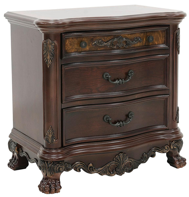 Deryn Park 3 Drawer Nightstand  in Cherry 2243-4 image