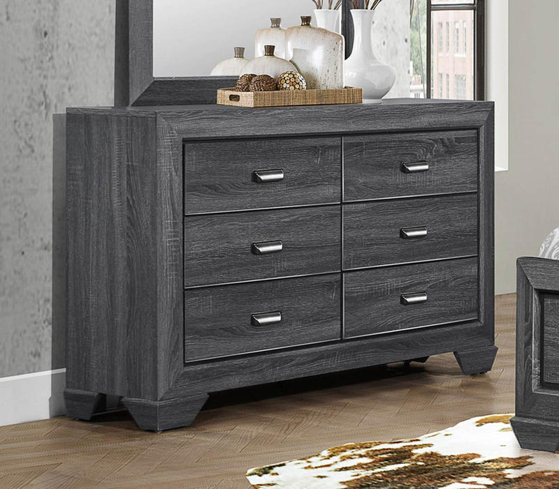 Beechnut 6 Drawer Dresser in Gray 1904GY-5 image