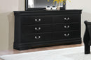 Mayville 6 Drawer Dresser in Black 2147BK-5