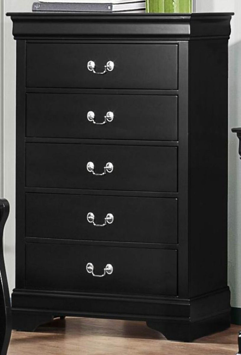 Mayville 5 Drawer Chest in Black 2147BK-9 image