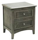Garcia 2 Drawer Nightstand in Gray 2046-4
