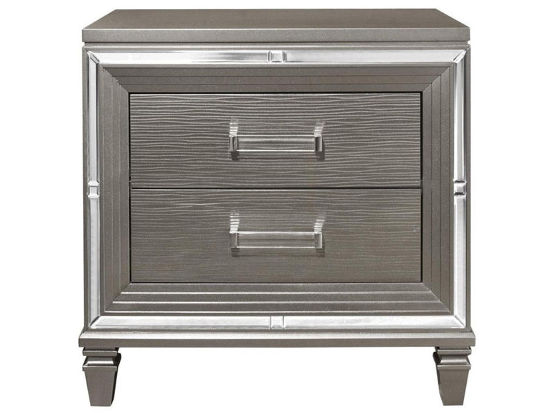 Tamsin Nightstand in Silver Grey Metallic 1616-4 image