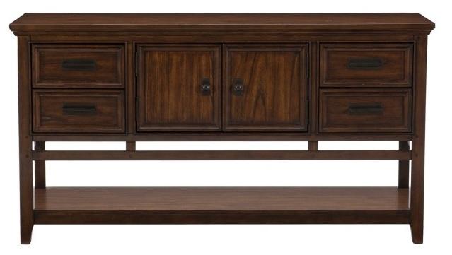 Frazier Park Server in Dark Cherry 1649-40 image