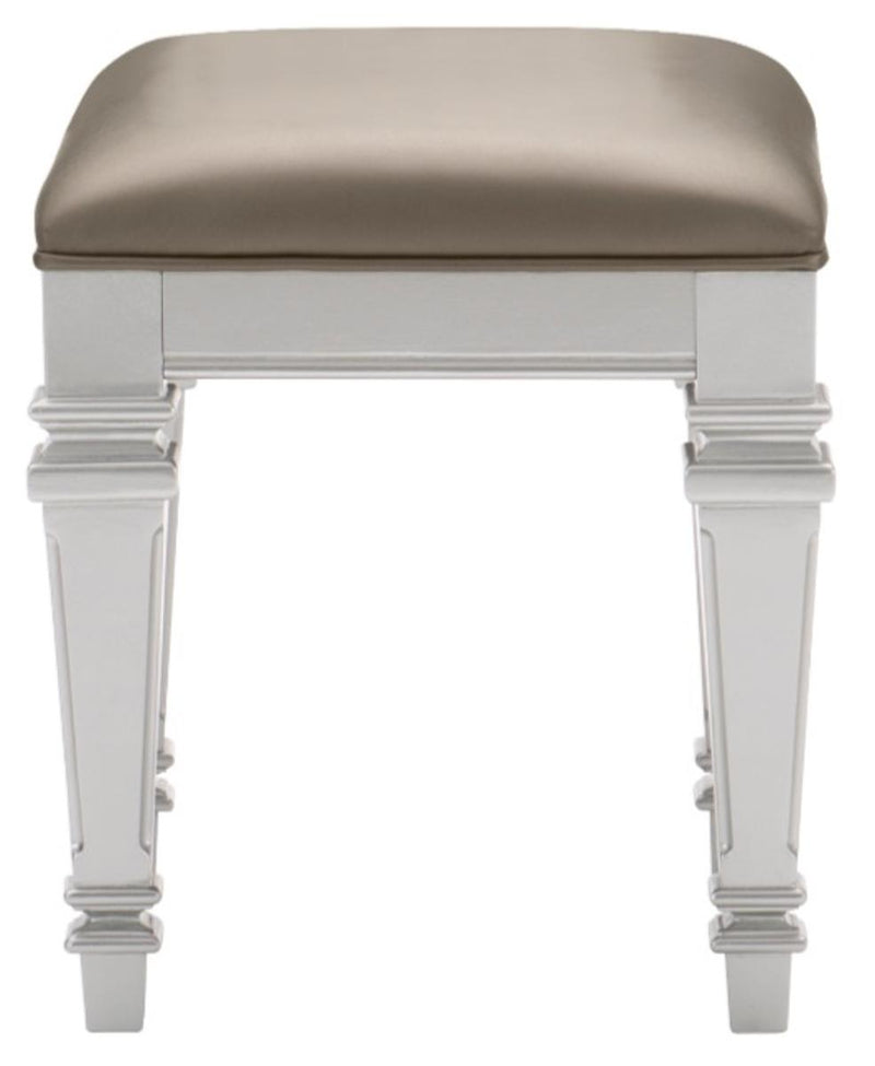 Avondale Vanity Stool in Silver 1646-14 image