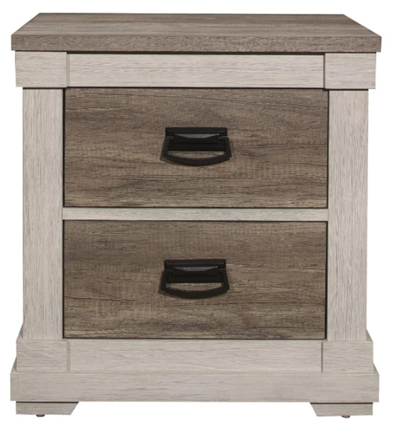 Arcadia Nightstand in White & Weathered Gray 1677-4 image