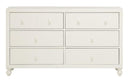 Wellsummer 6 Drawer Dresser in White 1803W-5